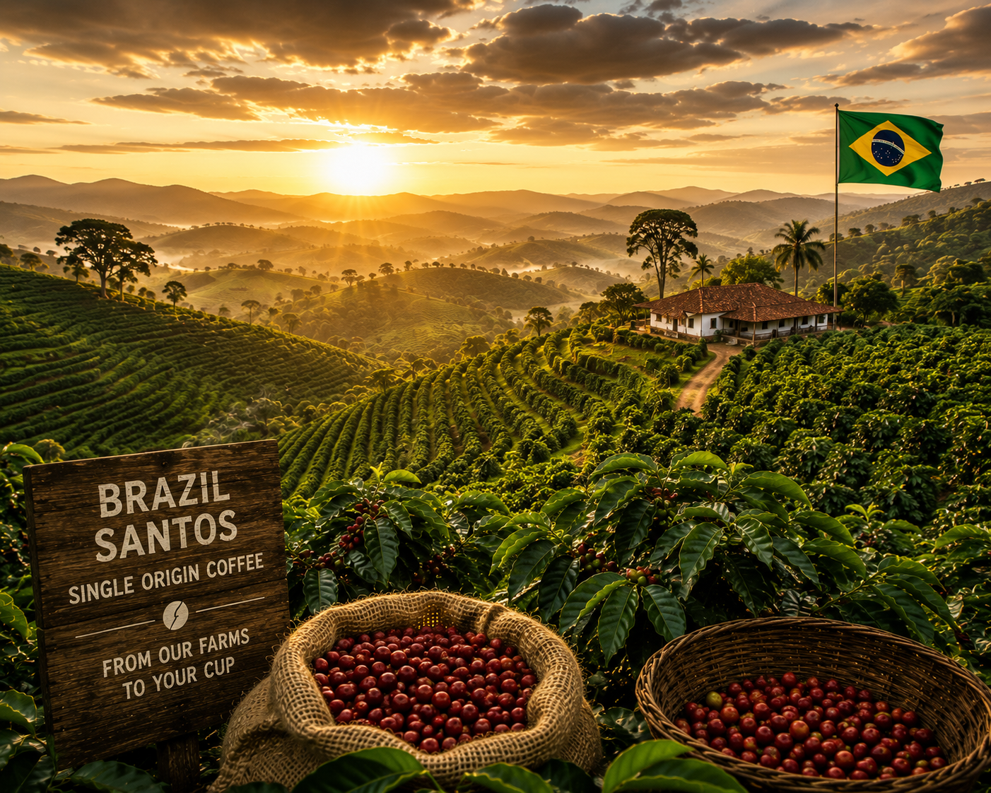 Brazil Santos Single Origin Coffee