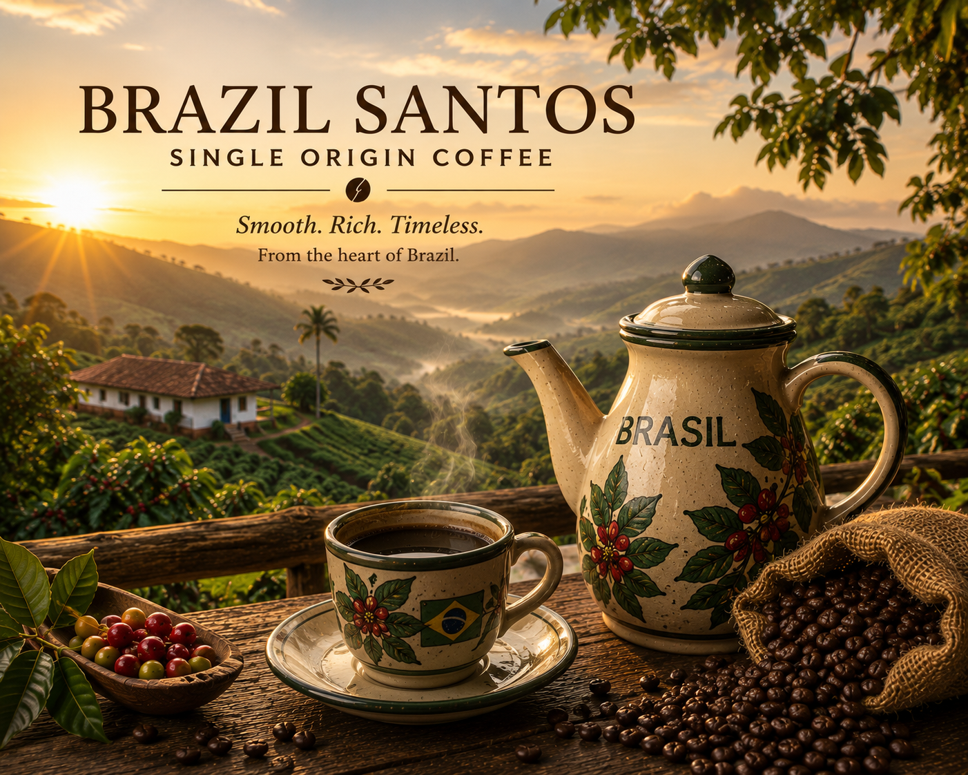 Brazil Santos Single Origin Coffee