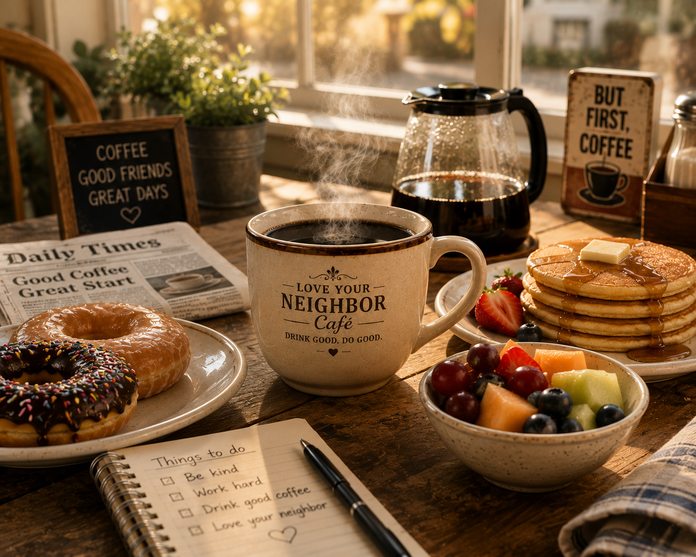 Gourmet Donut Shop Coffee